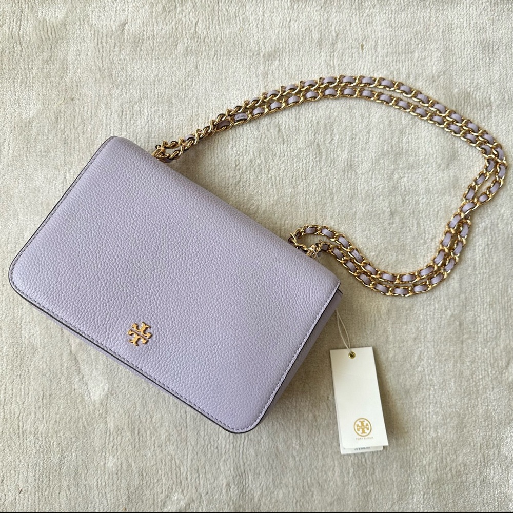 Tory Burch Carter Shoulder Bag - Pale Violet (NWT)